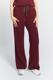 Pantalon de gommage large ACE - Bourgogne