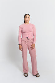 Pantalon de gommage large ACE - Palissandre