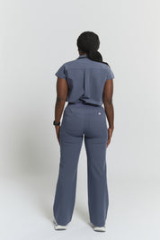 Pantalon de gommage large ACE - Gris orageux