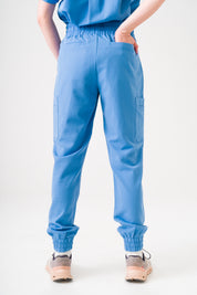 Anastasia Jogger Scrub Pants -  Ceil Blue