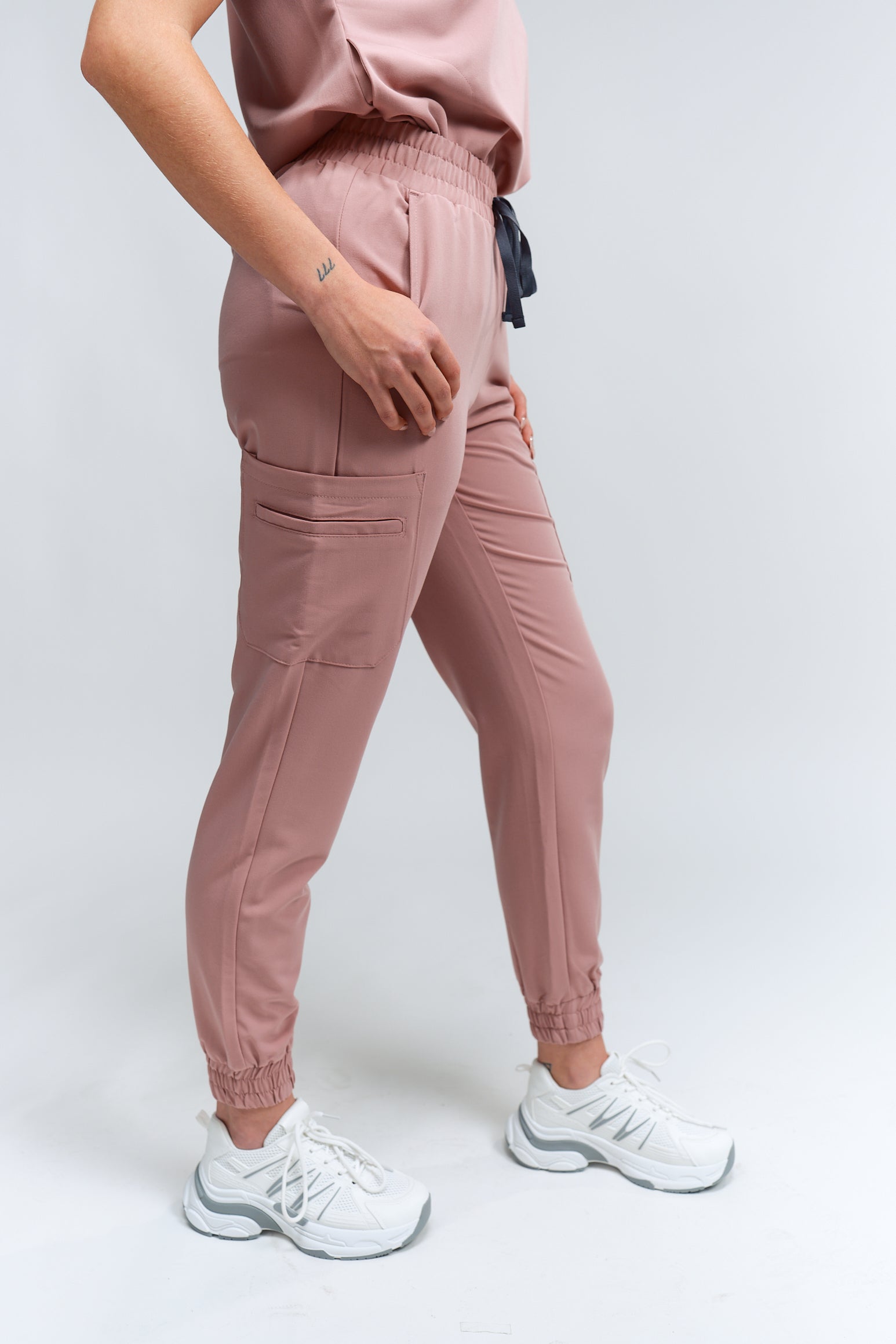 Pantalon de gommage Anastasia Jogger - Bois de rose