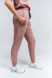 Pantalon de gommage Anastasia Jogger - Bois de rose