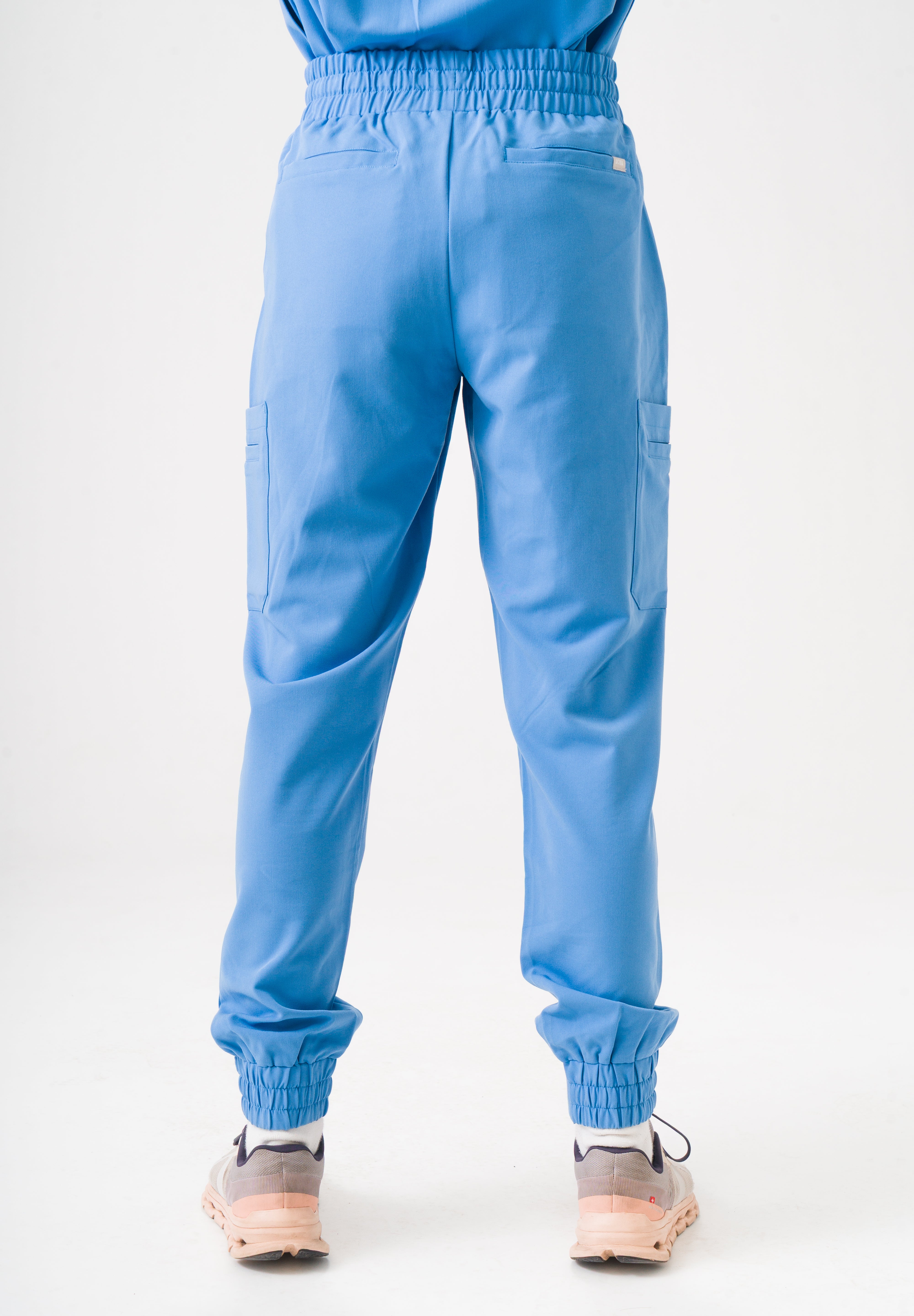 Anastasia Jogger Scrub Pants -  Ceil Blue