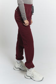 Pantalon de gommage coupe droite Lulu - Bourgogne