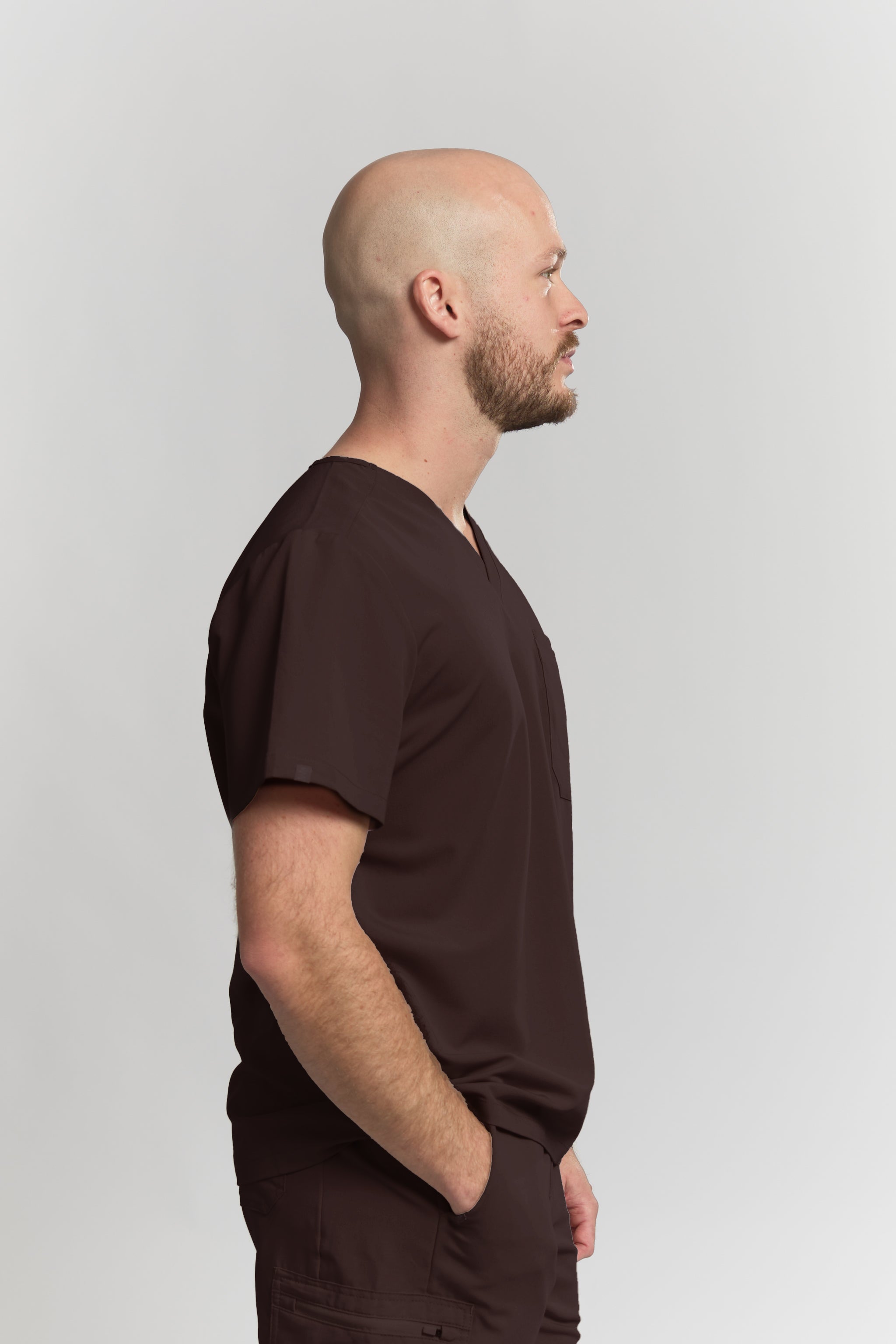 Haut médical Liam - Espresso