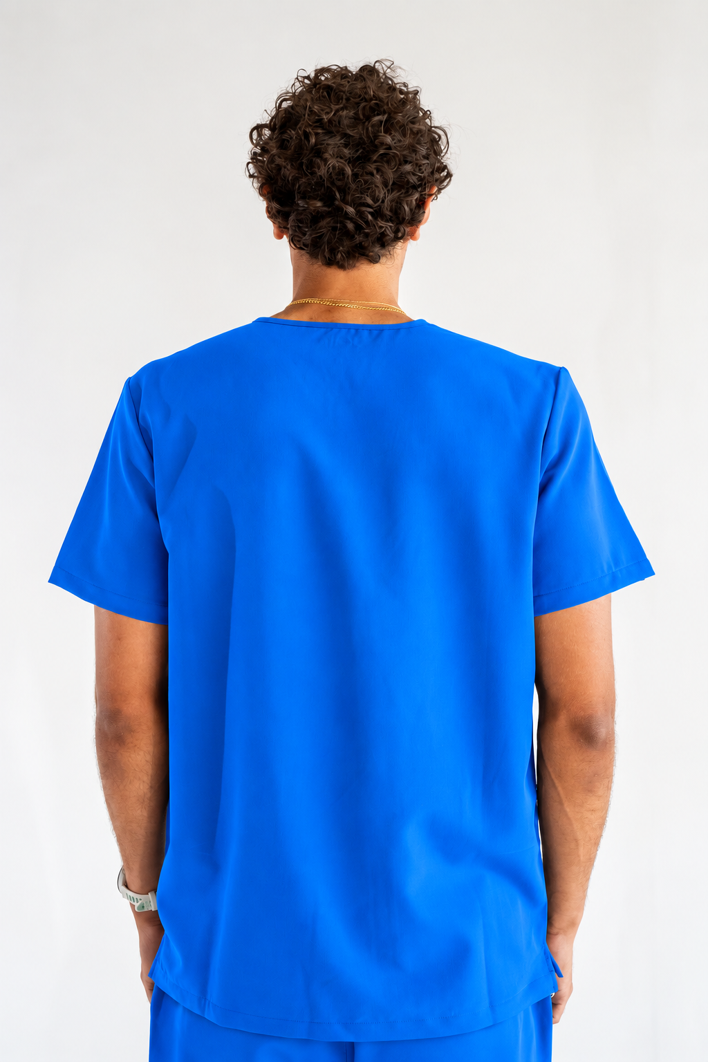 James Scrub Top - Royal Blue