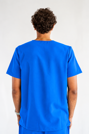James Scrub Top - Royal Blue