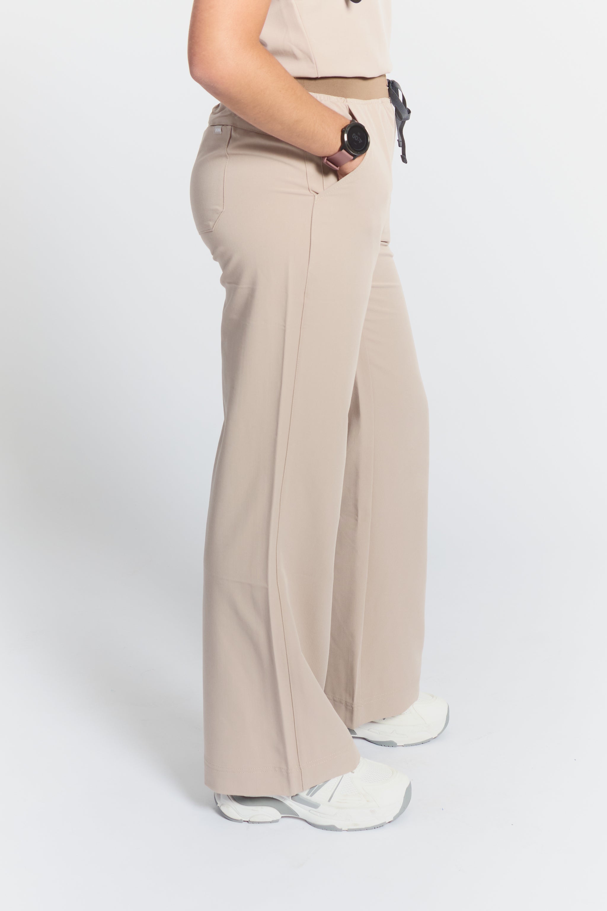 Pantalon de gommage large ACE - Sable
