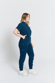 Haut de gommage Gloria - Bleu Abysse
