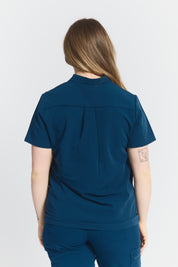 Haut de gommage Gloria - Bleu Abysse
