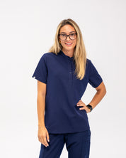 Tunique médicale Gloria - Bleu marine
