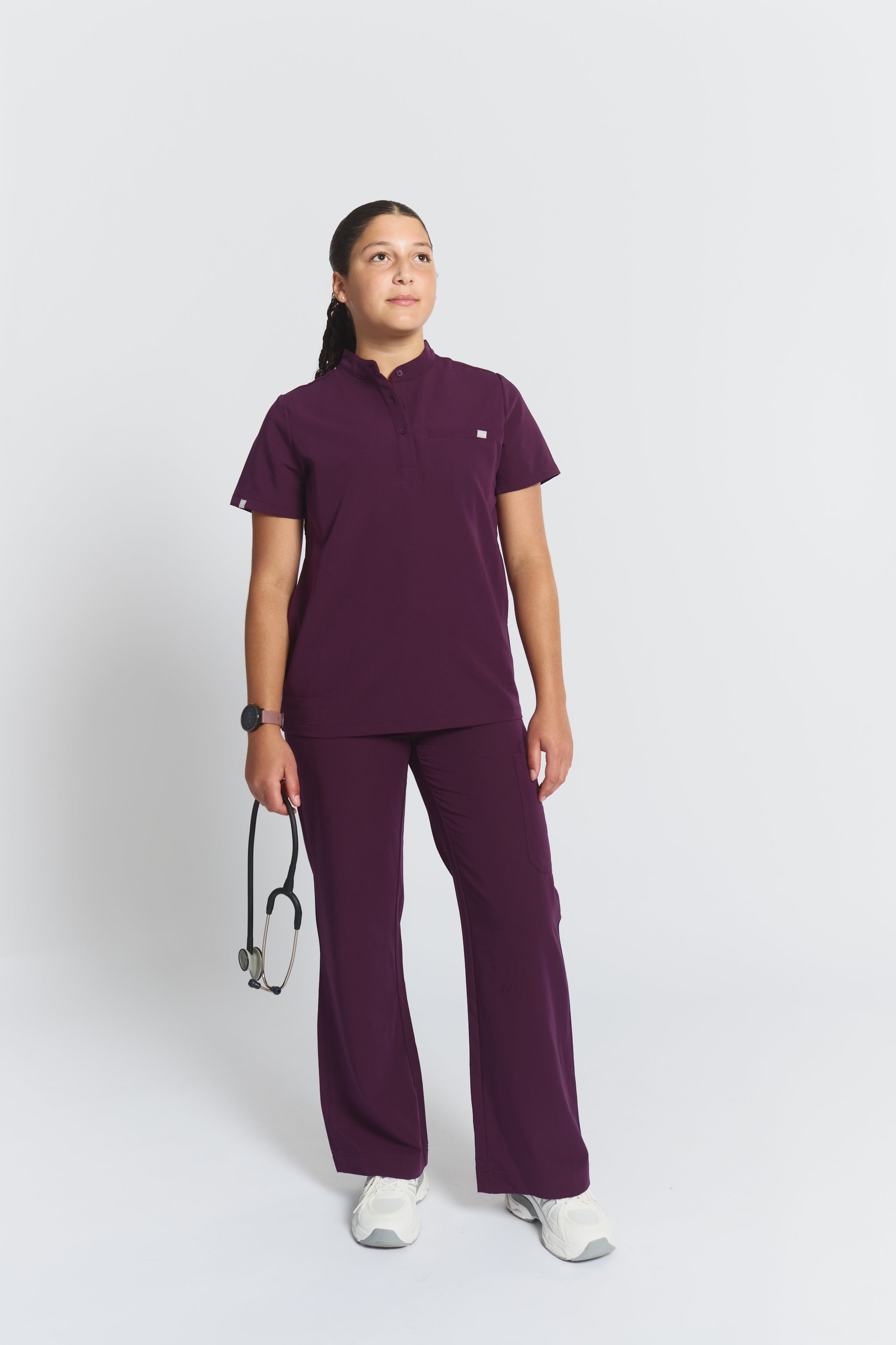 Haut à enfiler Gloria – Violet royal