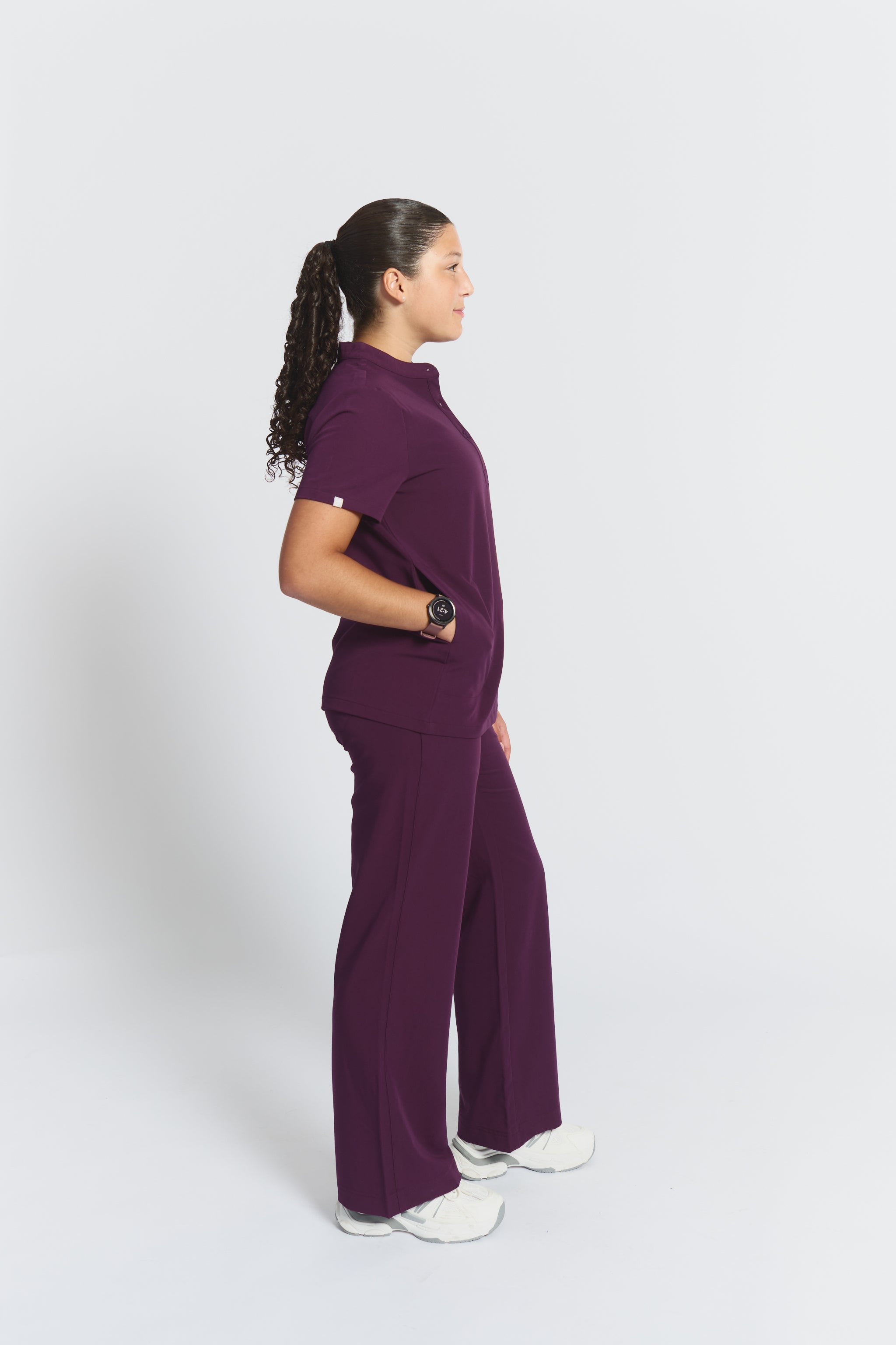 Haut à enfiler Gloria – Violet royal