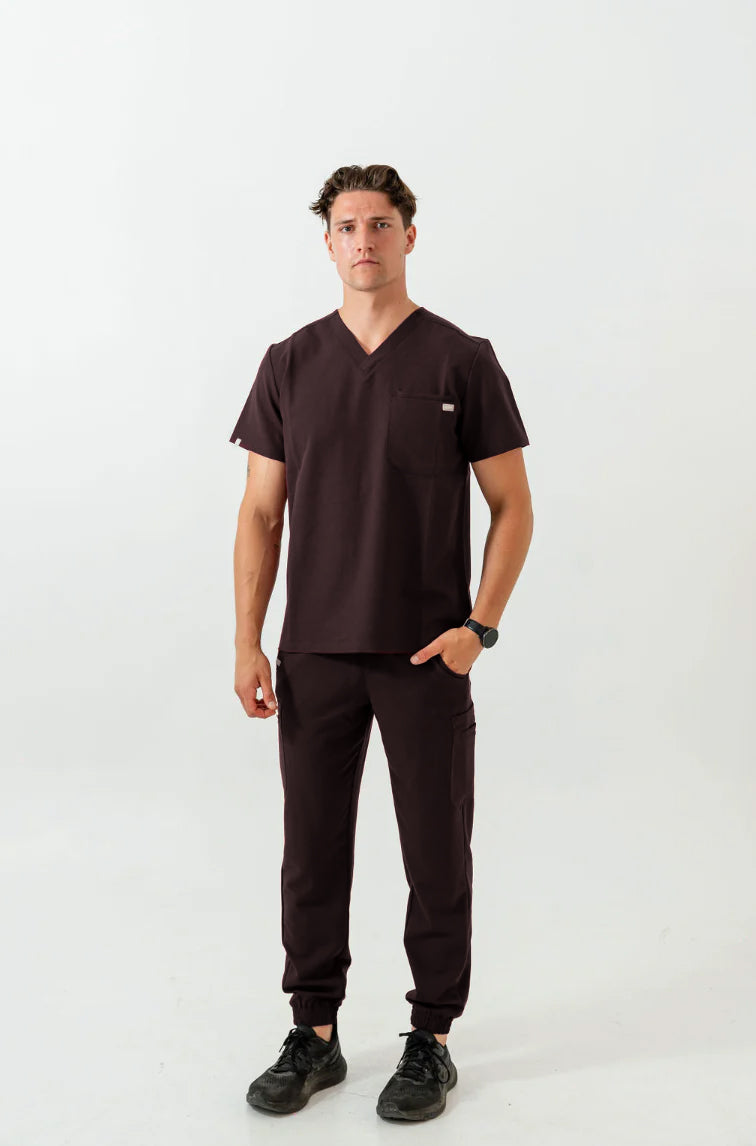 Kian Jogger Scrub Pants - Espresso