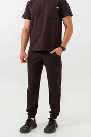 Kian Jogger Scrub Pants - Espresso