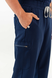Pantalon de jogging Kian Scrub - Marine - le cours de botox