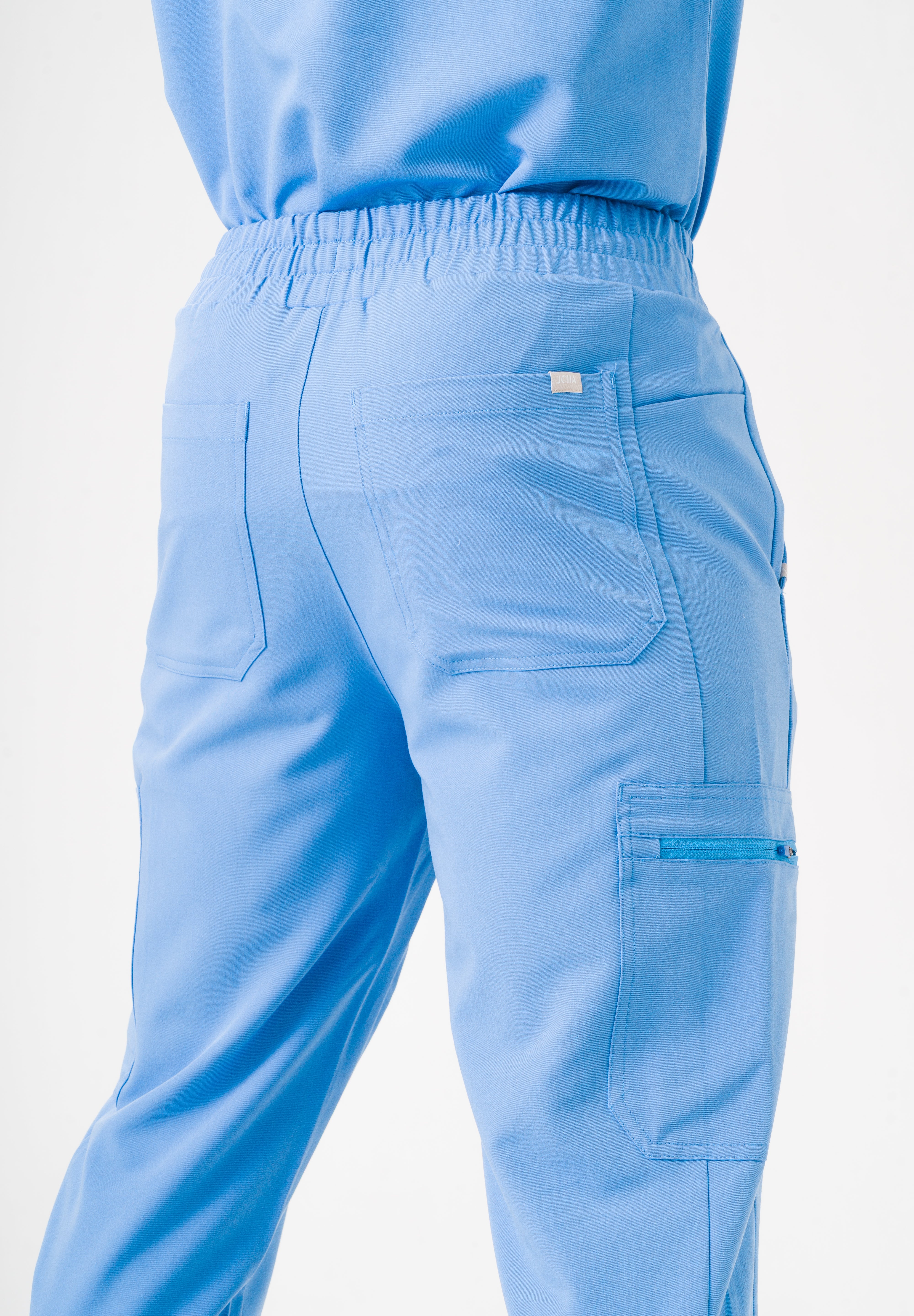 Pantalon de jogging Kian Scrub - Bleu Ceil