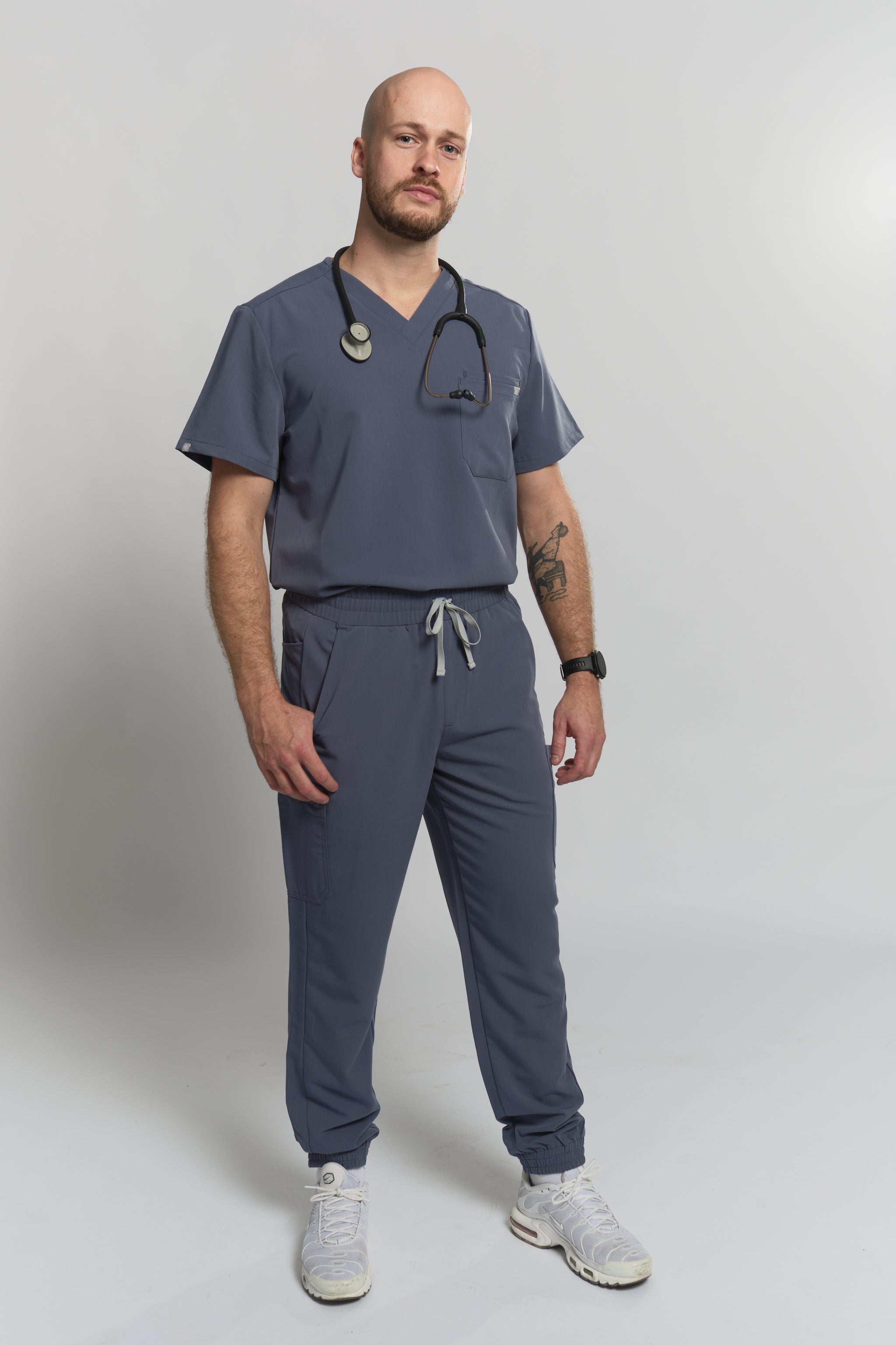 Pantalon de gommage Kian Jogger – Gris orageux