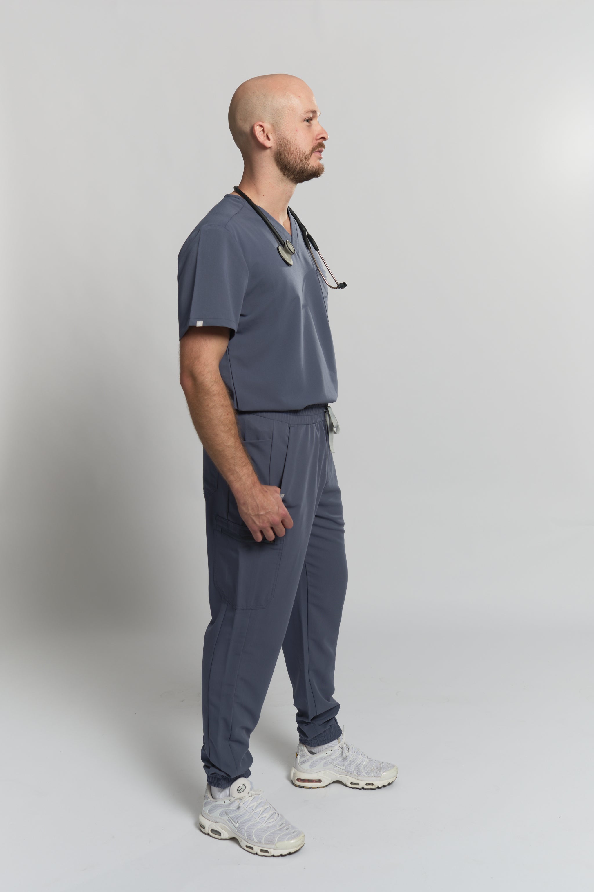 Pantalon de gommage Kian Jogger – Gris orageux