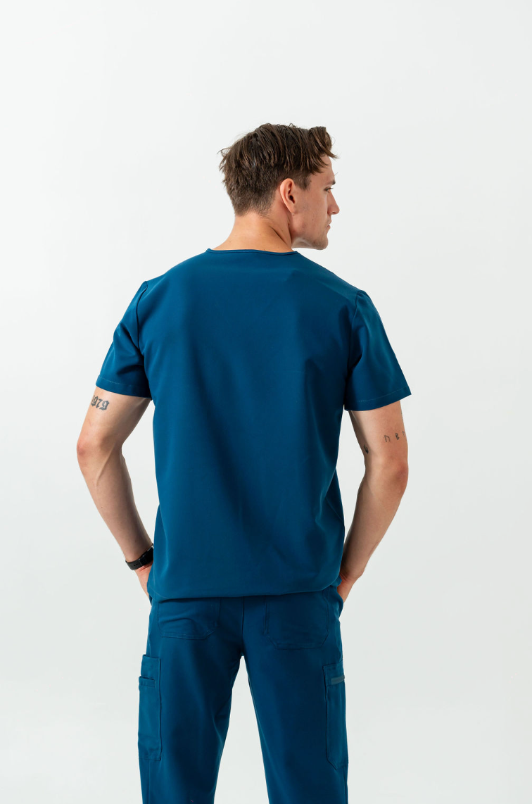 Haut de travail Liam - Bleu Abysse