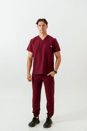 Haut de pyjama médical Liam - Bourgogne