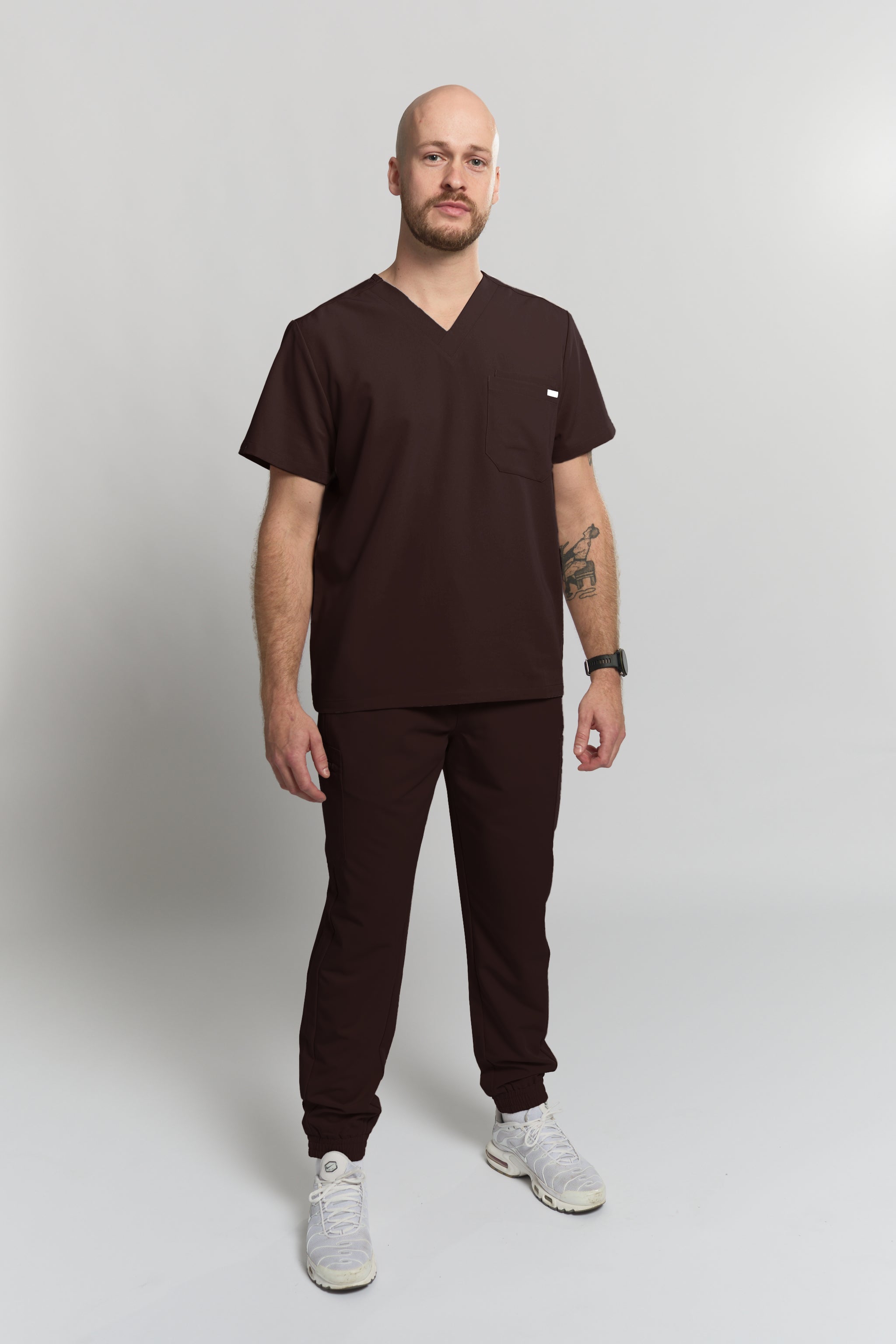 Haut médical Liam - Espresso