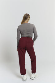 Pantalon de gommage coupe droite Lulu - Bourgogne