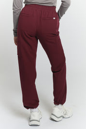 Pantalon de gommage coupe droite Lulu - Bourgogne