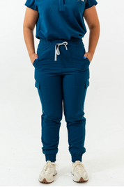 Pantalon de survêtement/scrub Lydia - Bleu Abysse