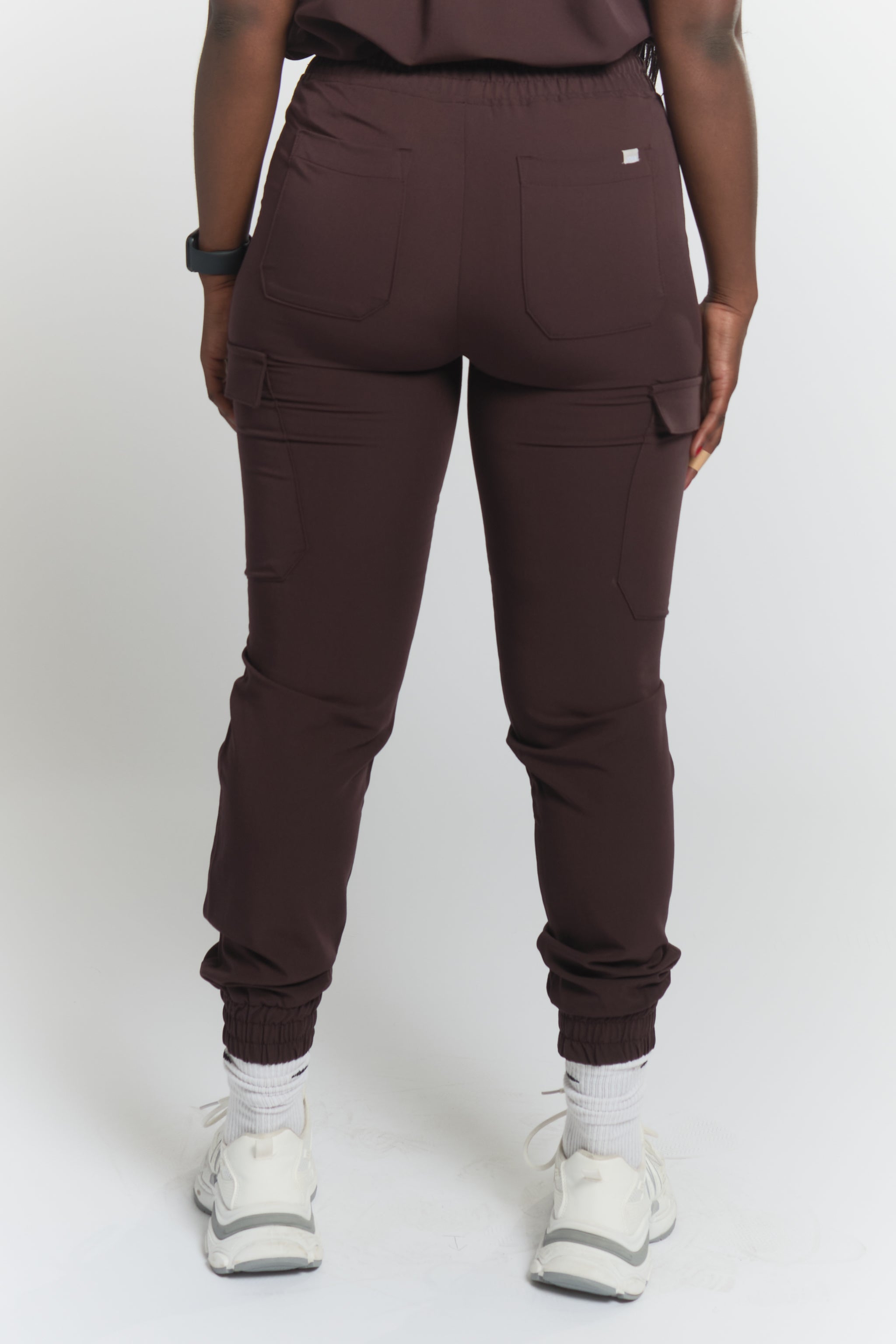 Pantalon d'uniforme médical jogger Lydia - Espresso