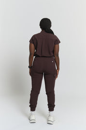 Pantalon d'uniforme médical jogger Lydia - Espresso