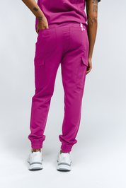 Pantalon de travail Lydia Jogger - Fuchsia