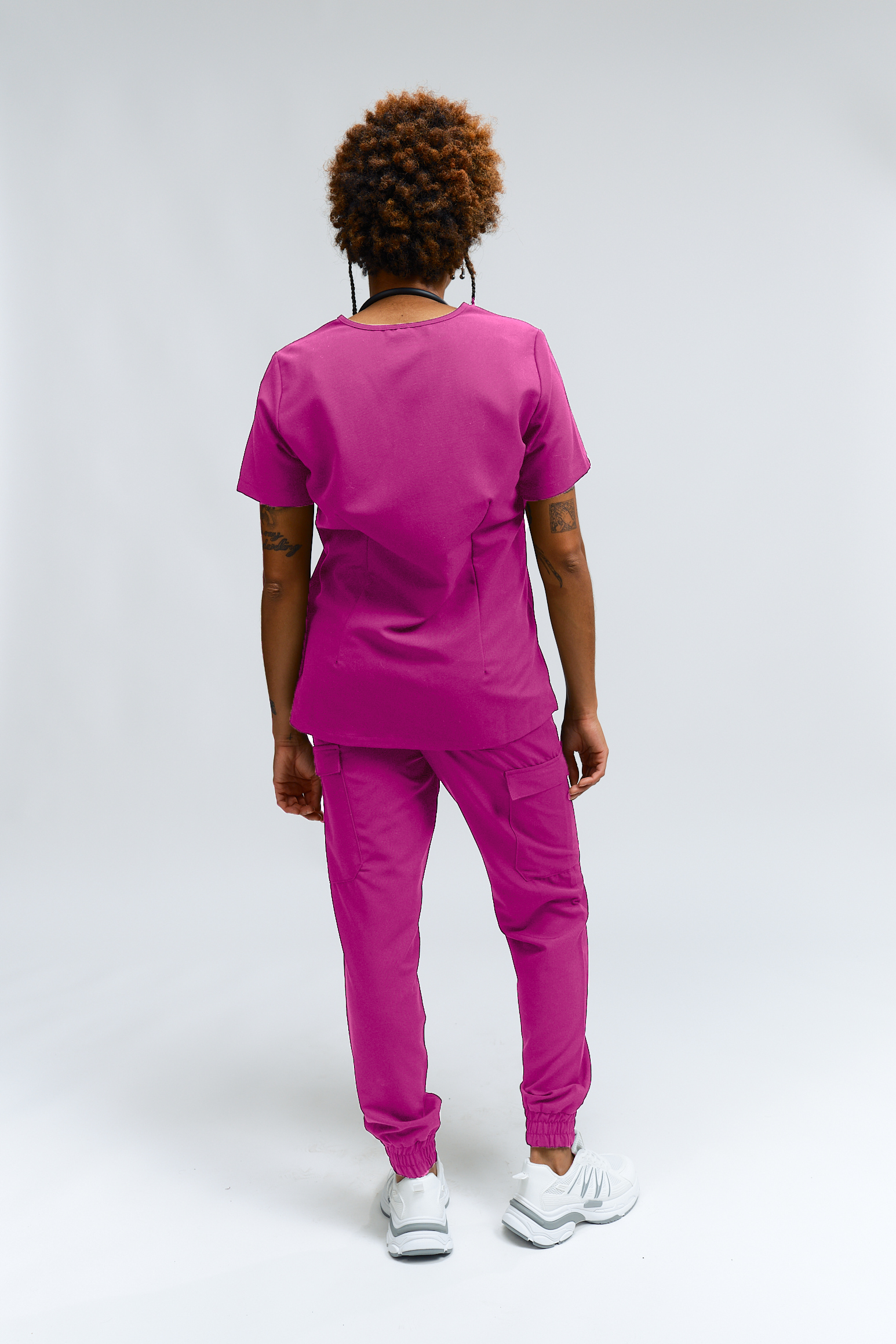 Pantalon de travail Lydia Jogger - Fuchsia