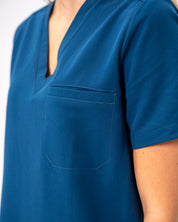 Haut de coupe Olivia - Bleu abyssal