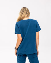 Haut de coupe Olivia - Bleu abyssal