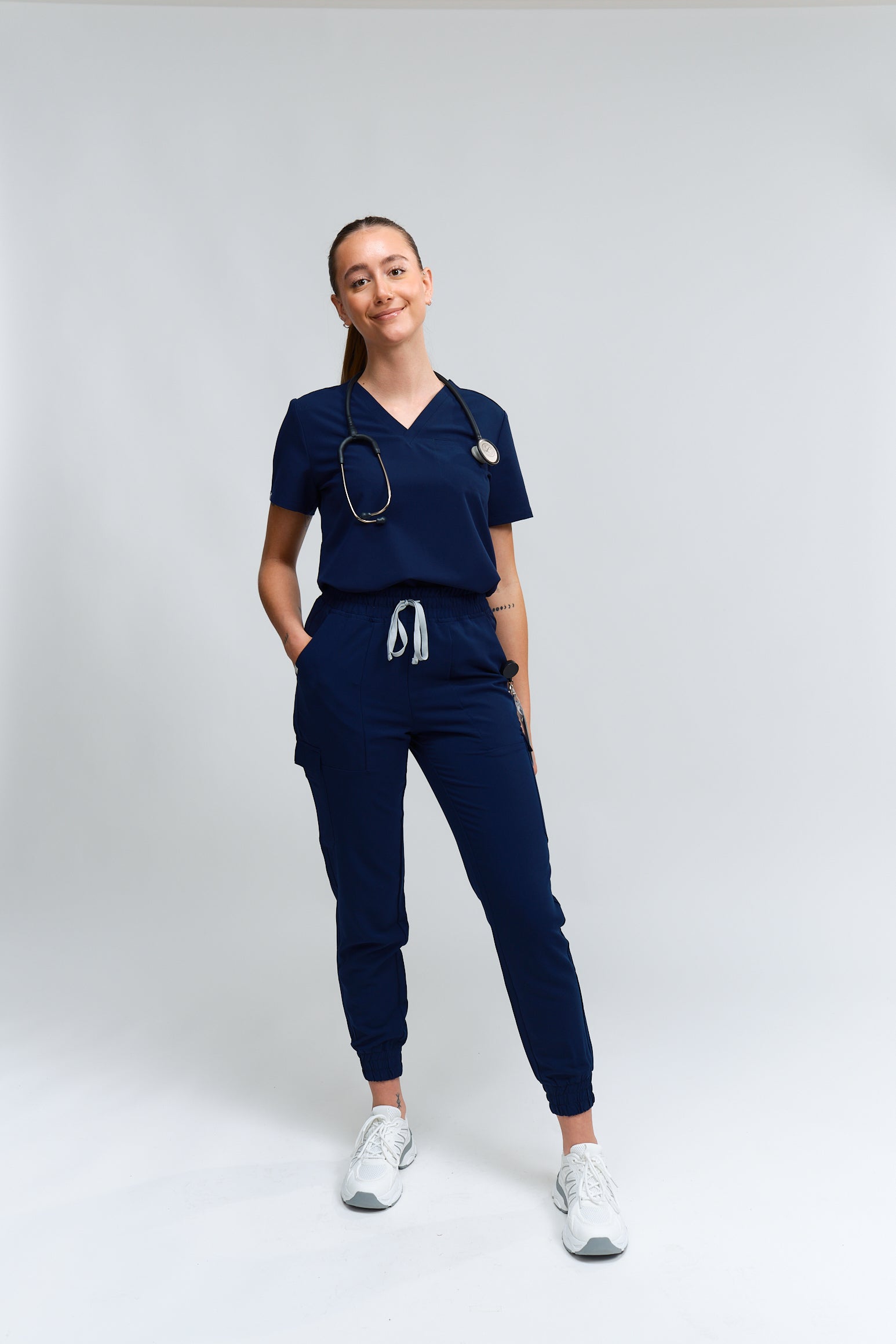 Tunique médicale Olivia - Marine