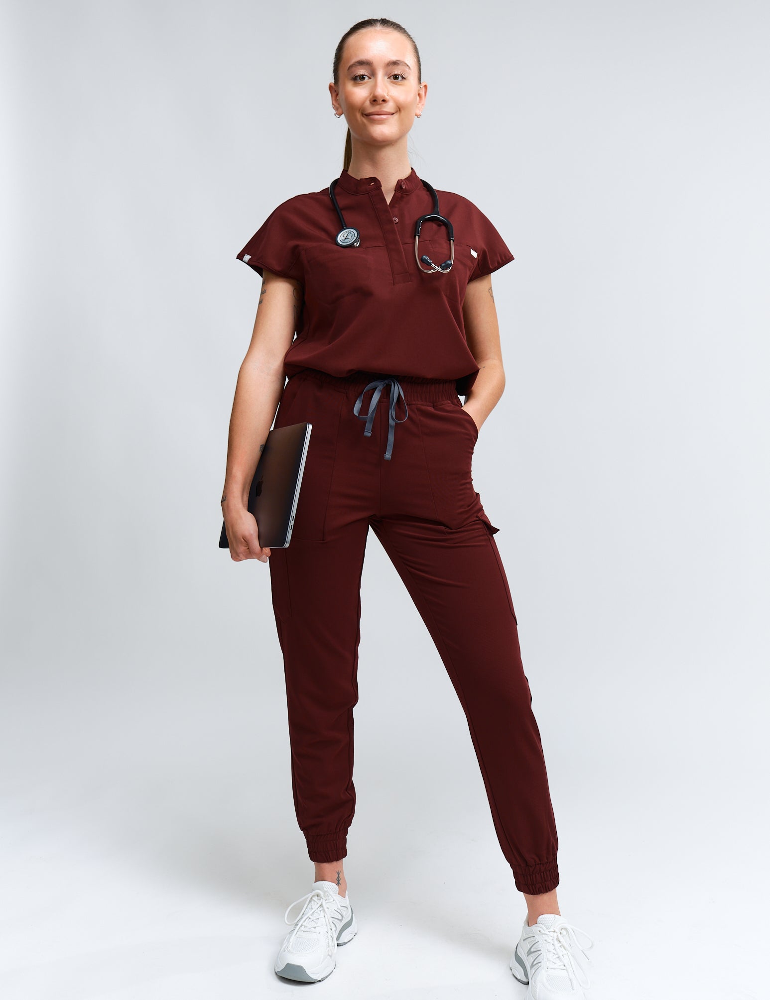 joiia-ophelia-cap-sleeve-scrub-top-burgundy-red-female-canada.jpg