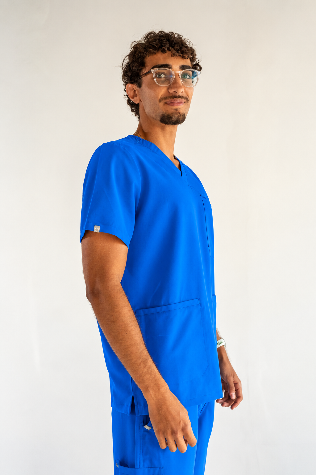 James Scrub Top - Royal Blue