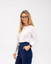 Sous-vêtement médical à manches longues Samia - Blanc