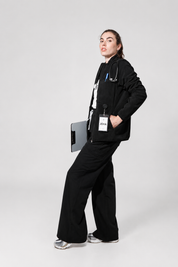 Sarah Polar Fleece Jacket- Black