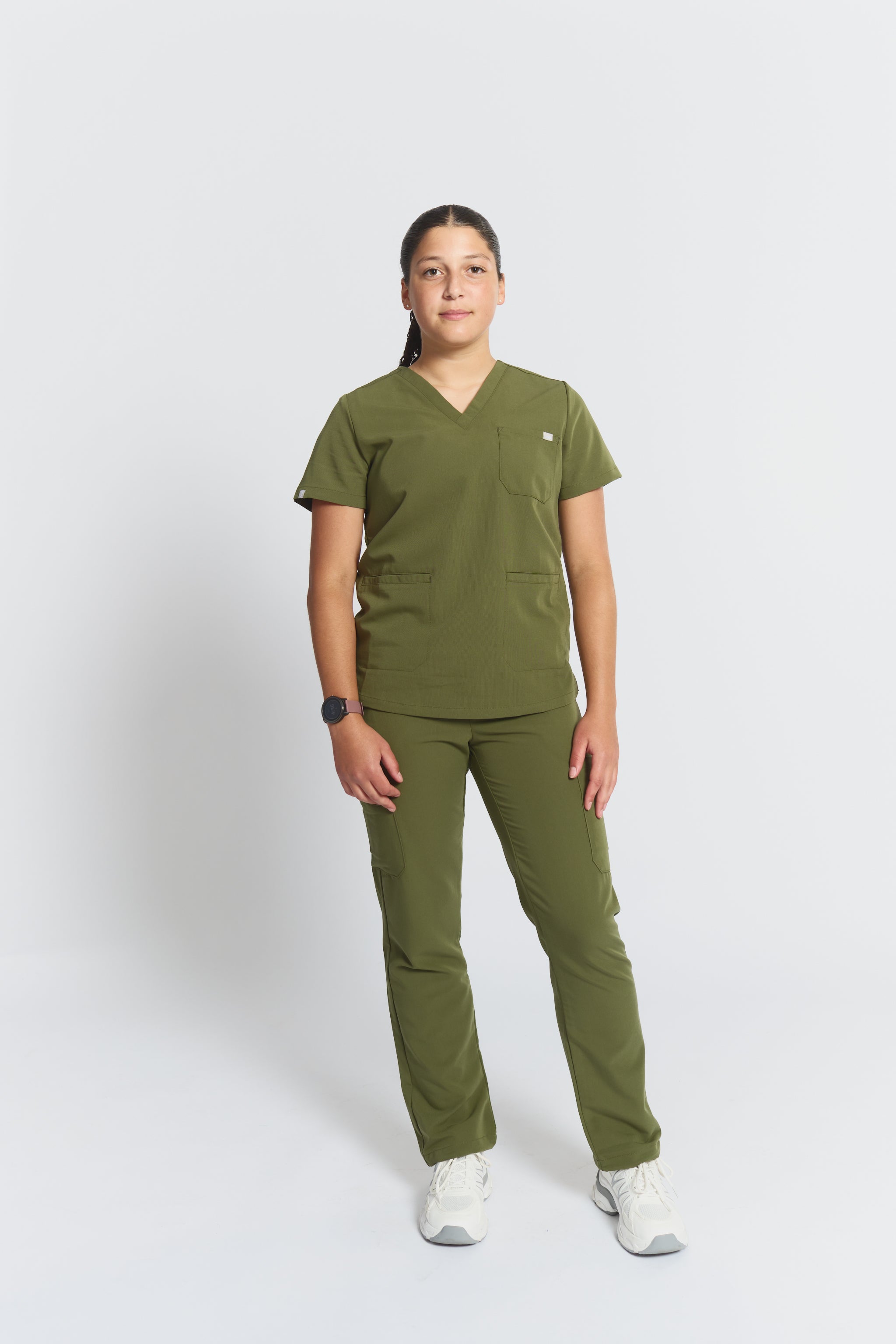 Haut de travail Victoria - Vert mousse