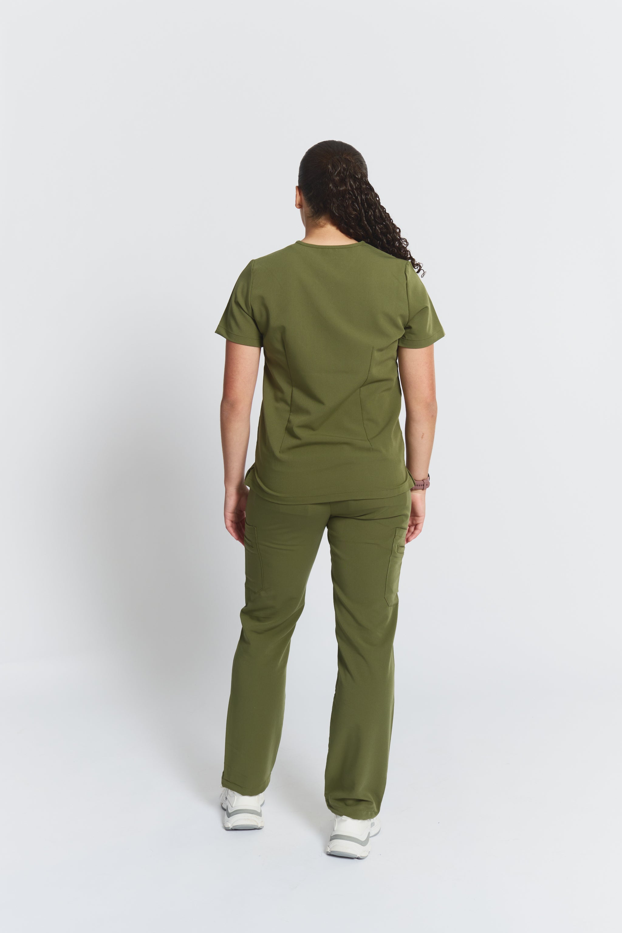 Haut de travail Victoria - Vert mousse