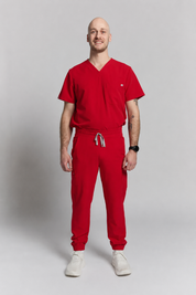 Haut de gommage Liam - Rouge rubis