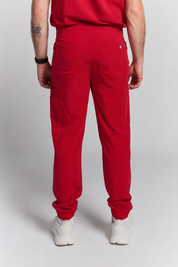 Kian Jogger Scrub Pants - Ruby Red