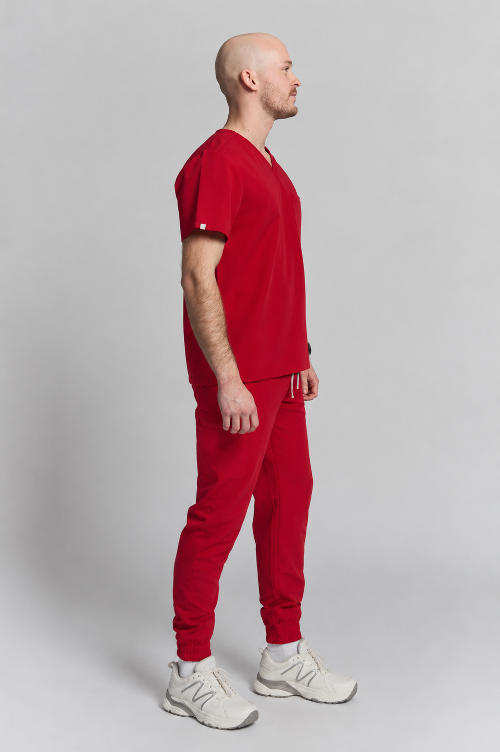 Haut de gommage Liam - Rouge rubis