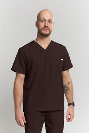 Haut médical Liam - Espresso