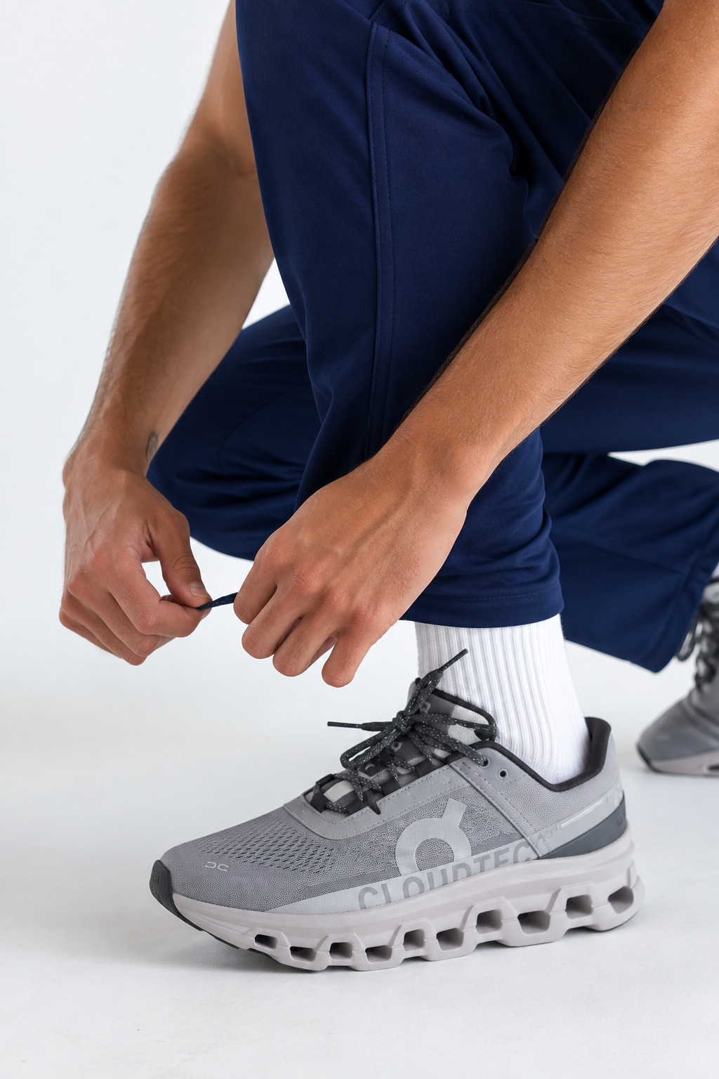 Luca Straight Scrub Pants - Navy